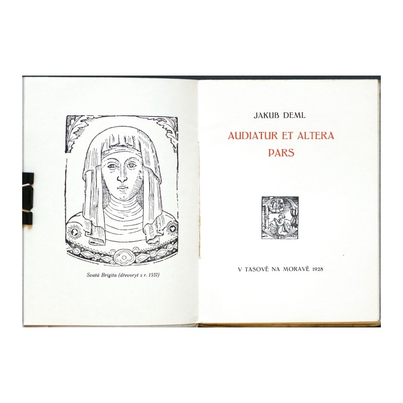 Jakub Deml Audiatur et altera pars 1928