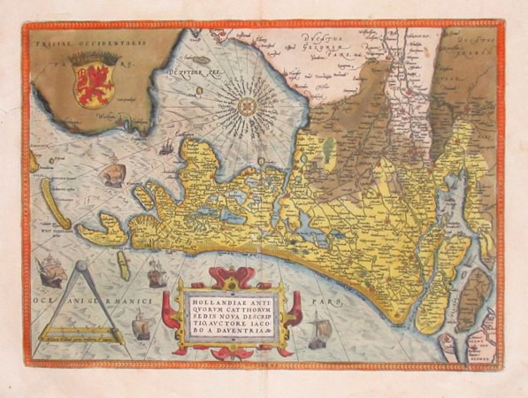 Hollandia nova descriptio - Old maps for sale