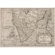 Africae pars meridional. - Antique map