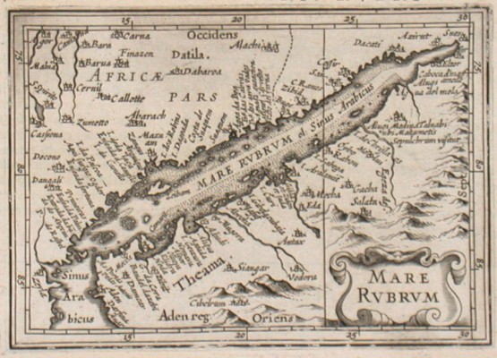 Mare Rubrum - Old maps for sale
