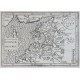 Livoniae descrip. - Antique map