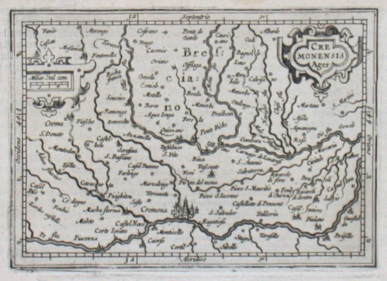 Cremonensis Ager - Old maps for sale