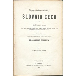 Topograficko-statistický slovník Čech