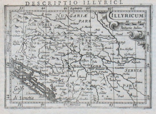 Illyricum - Antique map