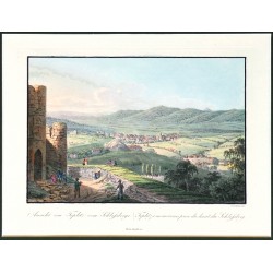 Stadt Bilin bei Teplitz in Böhmen