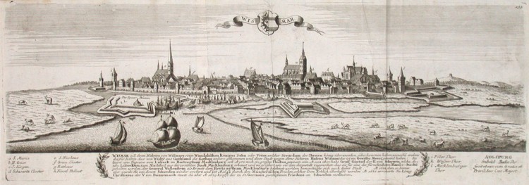Wismar - Stará mapa