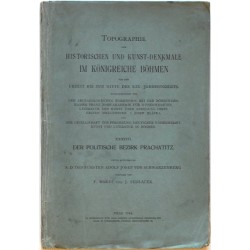 Topographie der Historischen und Kunst-Denkmale im Königreiche Böhmen. Der politische Bezirk Prachatitz