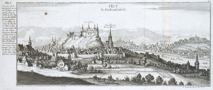 Huy Im Bisthum Lüttich - Antique map