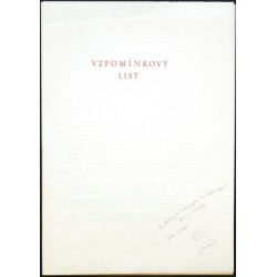 Vzpomínkový list