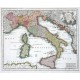 Italiae Cum adjacentibus Insulis accurata consignatio Currante - Antique map