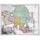 Nova Asiae Tabula e majori in minorem hanc formam reducta - Antique map