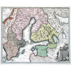 Regnum Sueciae Cum Ducatu Finniae, Lapponia, Livonia, Nordlandia, Ingria & Confinis regionibus